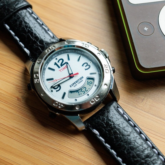 Timex Vintage Analog Digital Mens Indiglo Watch CLEAN 2005 T41351 - Picture 1 of 8
